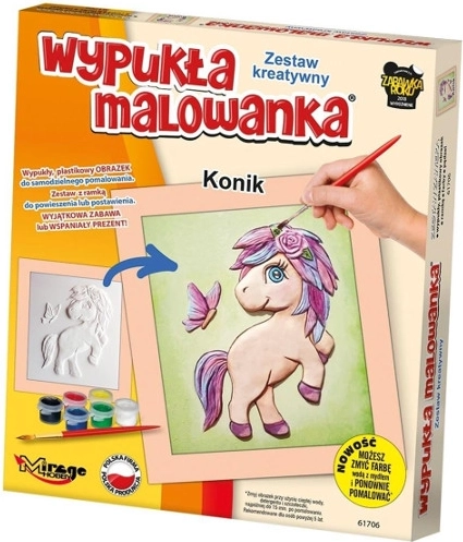 Vystúpené maľovanie Milusie – koník