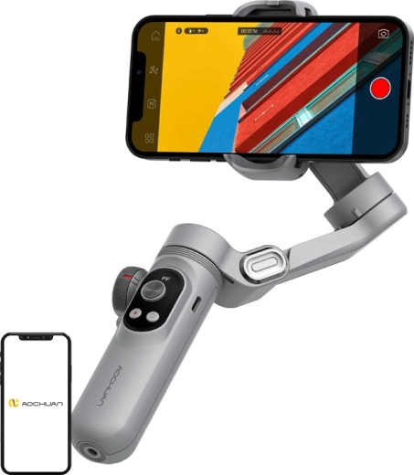Stabilizátor pre smartfón AOCHUAN Smart X Pro standard sivý