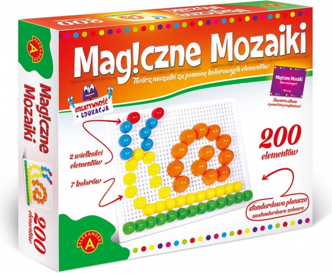Vzdelávacia hračka Alexander - Kúzelná mozaika 200