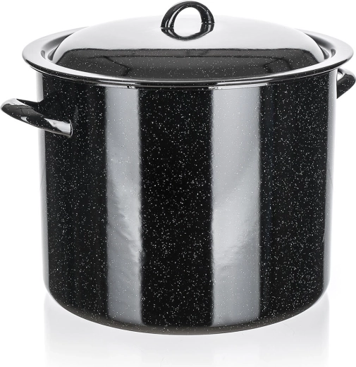 Smalťovaný hrniec s pokrievkou 30 cm, 17 l