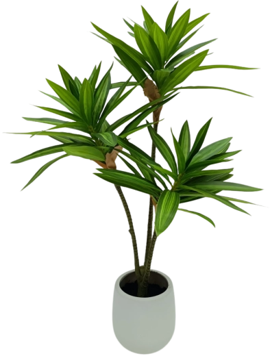 Umelá rastlina v kvetináči, zelený bambus 65 cm Garden Line