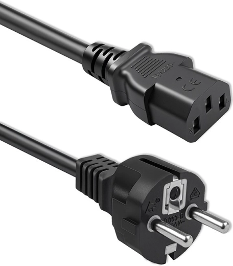 Napájací kábel Qoltec Schuko (CEE 7/7) – IEC C13, 3 m