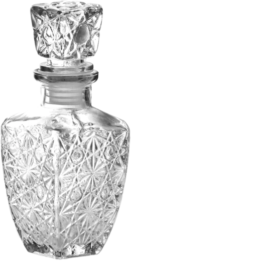 Sklenená karafa 250 ml so zátkou