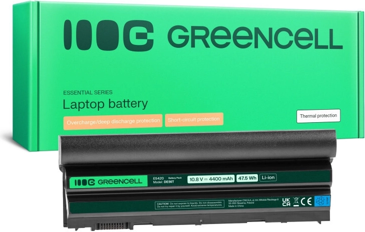 Green Cell batéria pre Dell E5520 11,1 V 6600 mAh