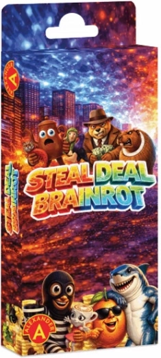 Steal Deal Brainrot rodinná vrecková kartová hra