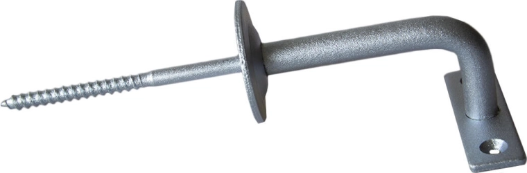 Držiak madla zábradlia Klasik – biely zinok