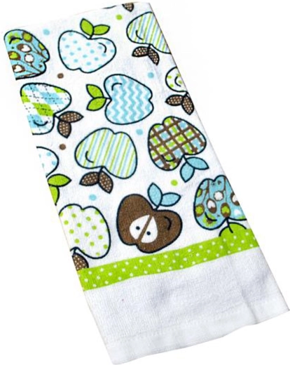 Kuchynská utierka TORO s motívom jabĺčok, 38 × 63 cm, 2 ks