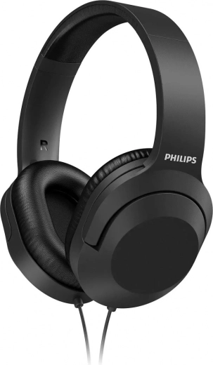 Philips drôtové slúchadlá na uši čierna