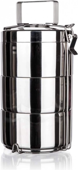 Akcent sada 3-dielnych nerezových termo misiek