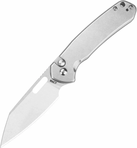 CJRB pyrite-alt vreckový zatvárací nôž 7,9 cm satin, celokovový