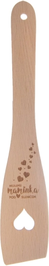 Drevená kuchynská obracačka rovná 30 cm „NAJLEPŠIA MAMINKA“