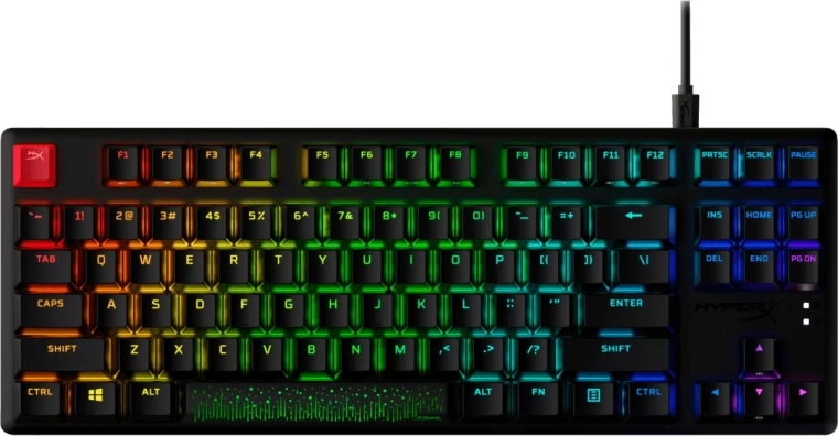 HyperX Alloy Origins Core PBT HX Blue herná mechanická klávesnica TKL