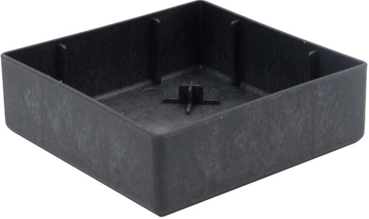 Miska Flexi Element 13 × 13 × 4 cm – plastová vložka pre vyvýšené záhony a kvetináče