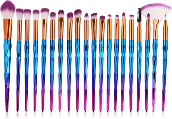 Sada 20 štetcov na líčenie Unicorn