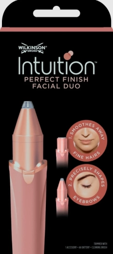 Wilkinson Facial Perfect Finish 2v1 zastrihávač na tvár a obočie