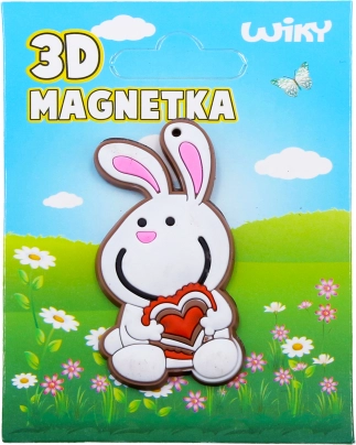 Magnet v tvare zajačika 6 cm