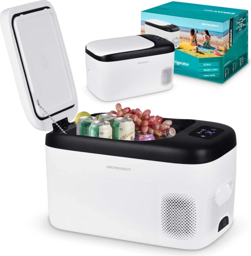 Kompresorová autochladnička BERDSEN Icemax 401 21 l biela
