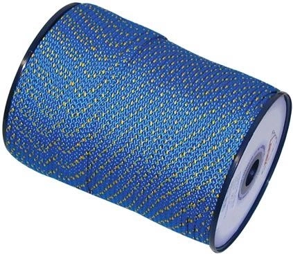 Pletená PP šnúra bez jadra 4 mm, farebná, 200 m
