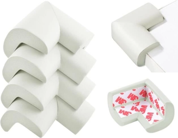 Penové chrániče rohov – 4 ks – Biela