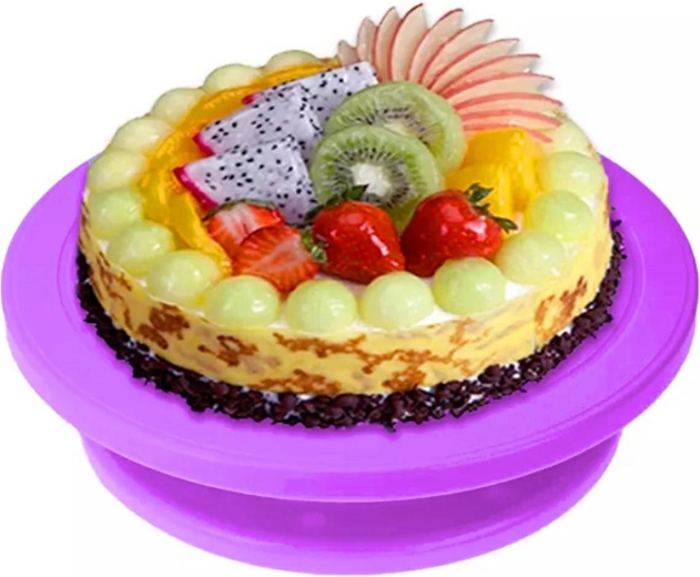 Otočná dekoratívna misa fialová