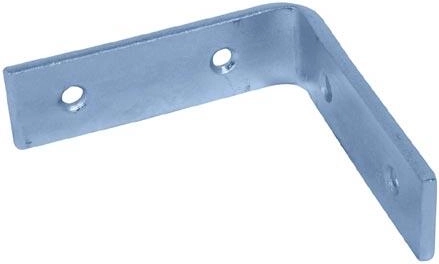 Rovnoramenný uholník 40 × 100 × 100 mm, pozinkovaný, balenie 4 ks