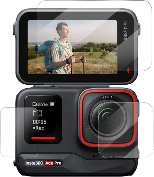 Tvrdená sklenená fólia TELESIN pre INSTA360 Ace Pro / Ace