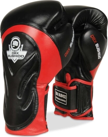 Boxerské rukavice DBX Bushido z pravej kože BB4 – 10 oz