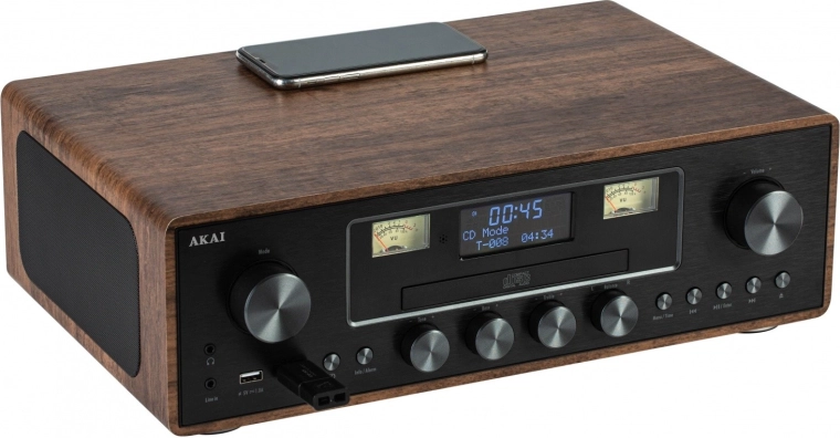 Mikrosystém Akai Rhapsody s CD, DAB+/FM a Bluetooth