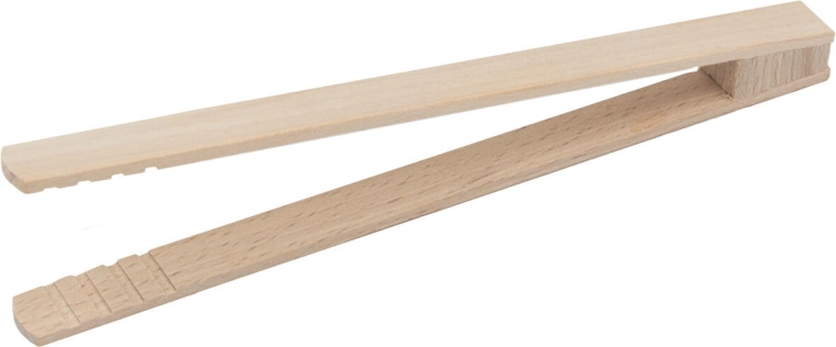 Drevené ploché kuchynské kliešte 21,5 cm