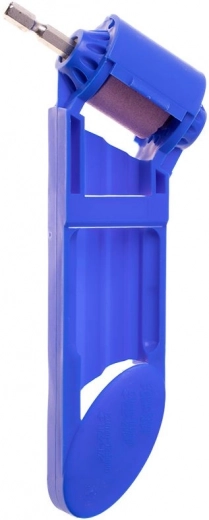 Prenosná brúska na vrtáky – modrá