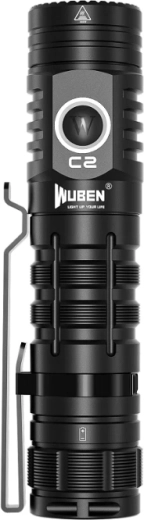 Wuben C2 vreckové svietidlo 2000 lm, čierna