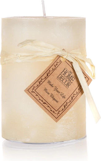sviečka valec ivory 6,8 × 9,5 cm