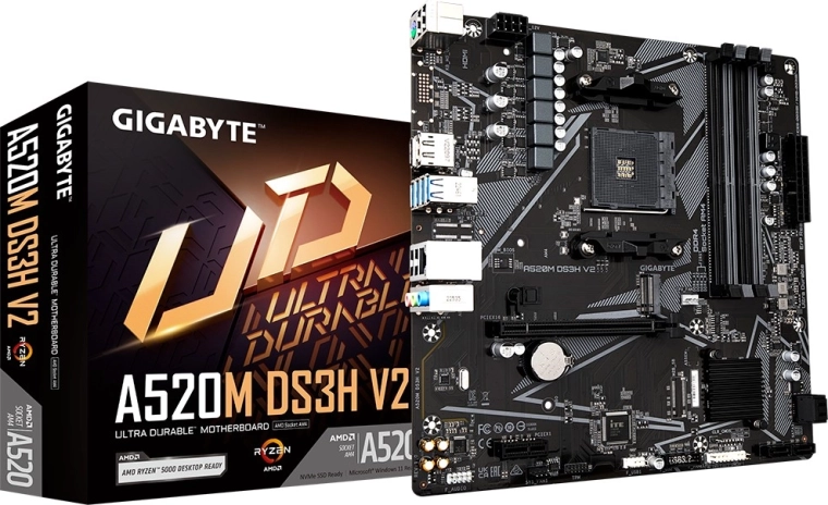 Základná doska GIGABYTE A520M DS3H V2 (AM4, mATX)