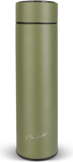 Lamart termoska s digitálnym teplomerom 450 ml zelená