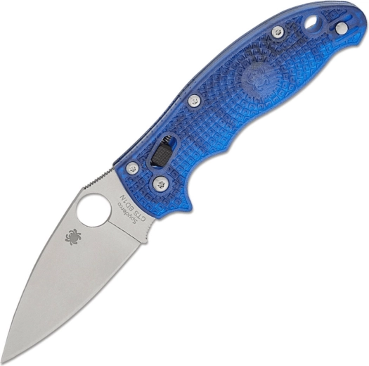 Spyderco Manix 2 Lightweight vreckový nôž priesvitne modrý