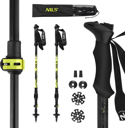 Trekingové palice s automatickým nastavením NILS TK8608