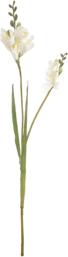 Umelá kvetina Frézia biela 54 cm