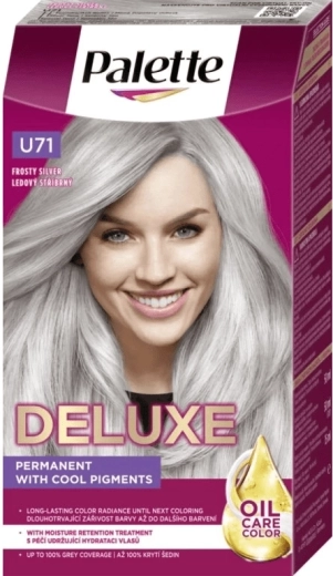 Palette Deluxe U71 ľadovo strieborná – permanentná farba na vlasy 50 ml