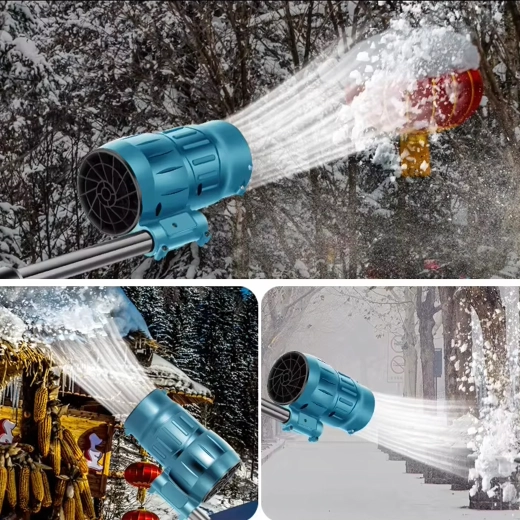 Akumulátorový záhradný fukár na lístie so skladacou rukoväťou, 2× 3000 mAh