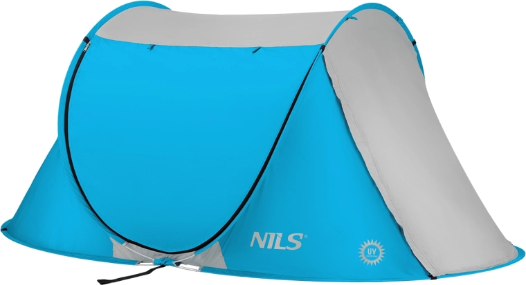 Plážový samorozkladací stan NILS Camp NC3043 modrý
