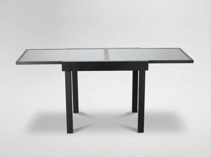 Záhradný rozkladací hliníkový stôl Oliver 90/180 × 90 × 75,5 cm