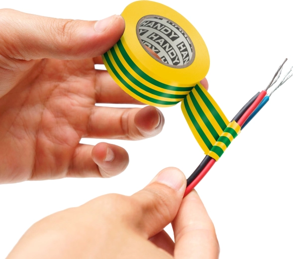 Žltozelená elektroizolačná páska 15 mm × 10 m
