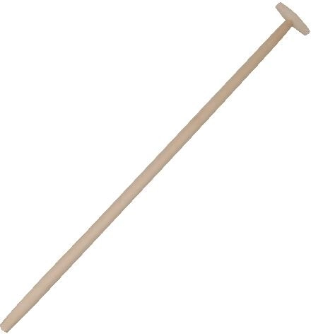 Drevená násada na lopatu s T rukoväťou 120 cm