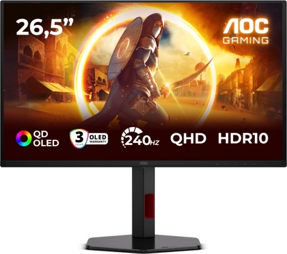 Herný monitor 26,5" QD‑OLED 240 Hz