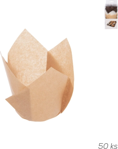 Cukrárske papierové košíčky 5 cm, mix, 50 ks