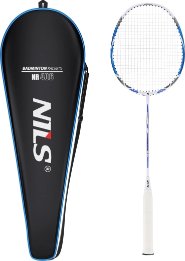 Bedmintonová raketa NILS NR406 carbon pro stredne pokročilých hráčov