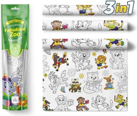 Maliarske obrusy Pexi - Skvelá zoo