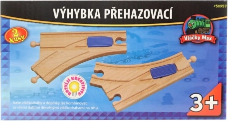 Vláčiky Max prestavovacia výhybka