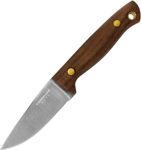 Condor Mayflower outdoor nôž 7,8 cm, orechové drevo, kožené puzdro