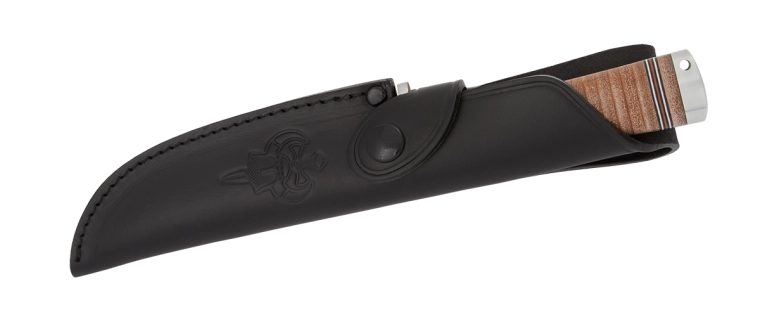 Čierne kožené puzdro Fällkniven NL4 Frej